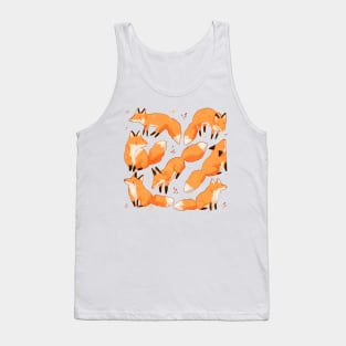 Foxes pattern Tank Top